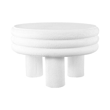 Rashida 13.5" Contemporary Minimalist Curvy Low Accent Table - JONATHAN Y
